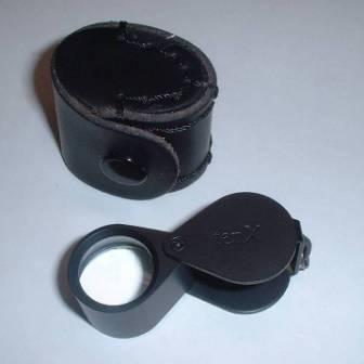 Black Coloured Loupe (10X)/Case